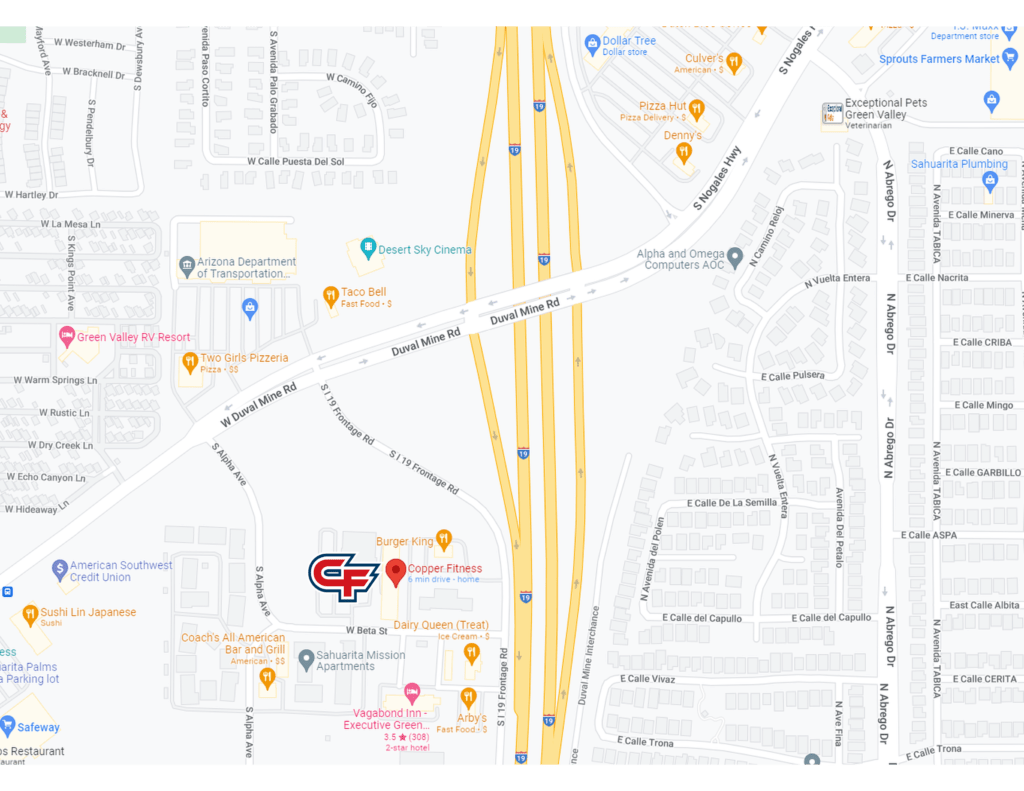 Copper Fitness is located